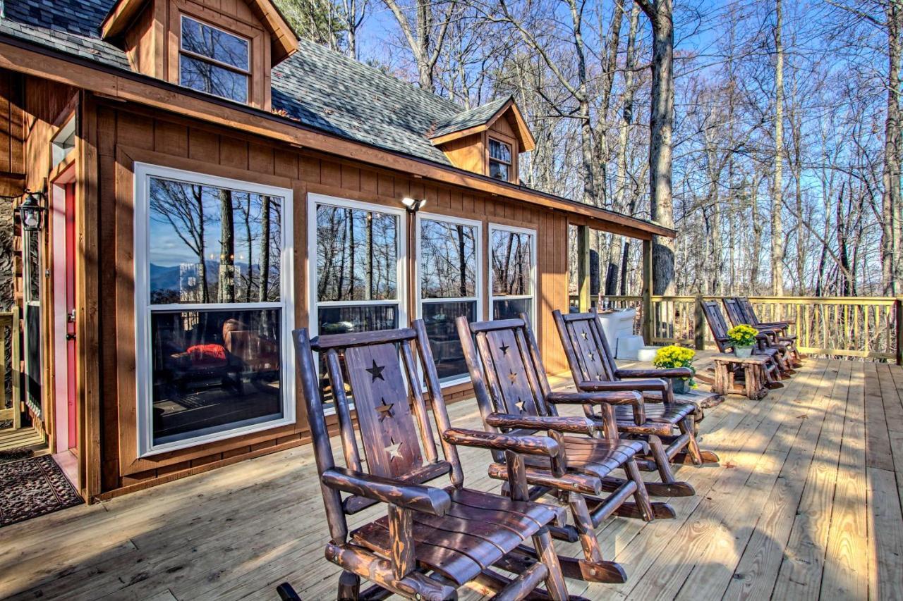 Panoramic-View Gatlinburg Cabin With Private Hot Tub Экстерьер фото