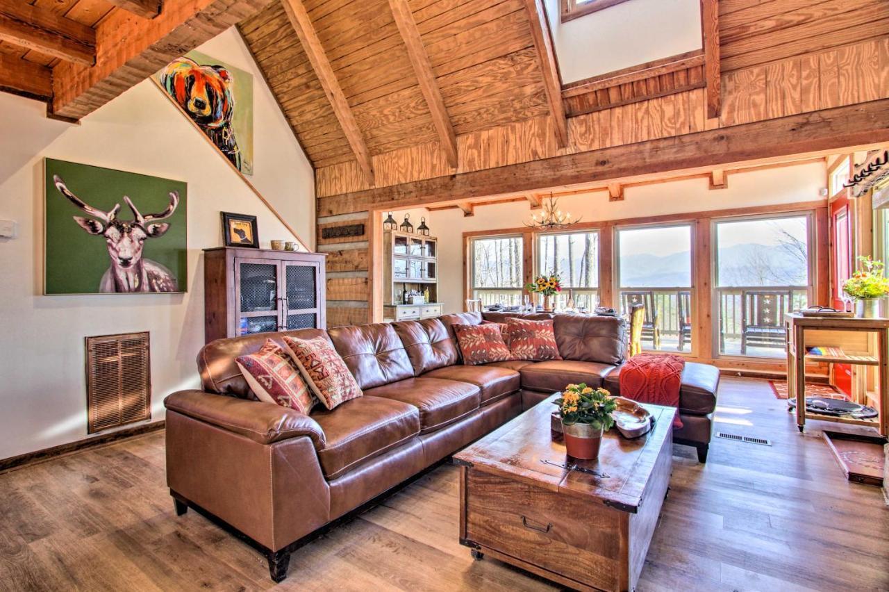 Panoramic-View Gatlinburg Cabin With Private Hot Tub Экстерьер фото